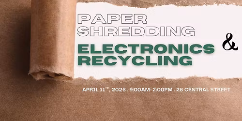 Electronics Recycling & Document Shredding Day \u2014 West Springfield
