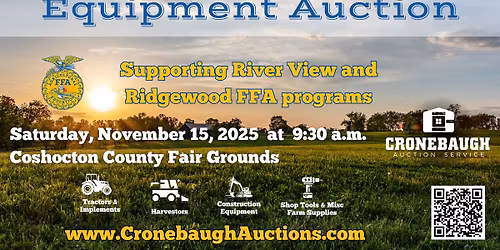 2nd Annual FFA Fall Equipment Auction