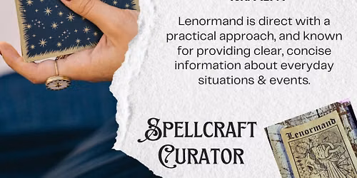Cartomancy with Lenormand