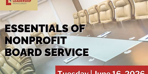 Essentials of Nonprofit Board Service 6\/16\/26