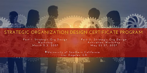2027 Strategic Organization Design Certificate Program