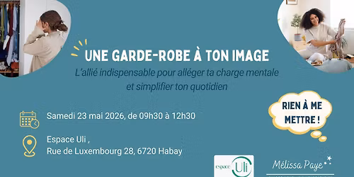 Atelier \u00e0 Habay - Pour une garde-robe \u00e0 ton image \ud83d\udc83