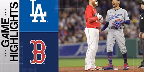 Parking Boston Red Sox at Los Angeles Dodgers
