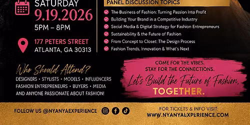 Nya Nya Experience: Fashion Networking Mixer-Atlanta