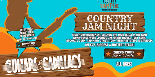 Country Jam Night at Guitars & Cadillacs!