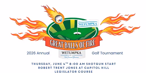 2026 Great Balls of Fire Annual Golf Tournament
