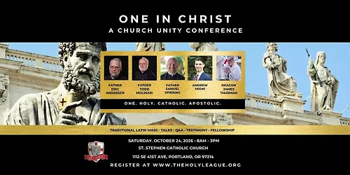 One in Christ A Church Unity Conference