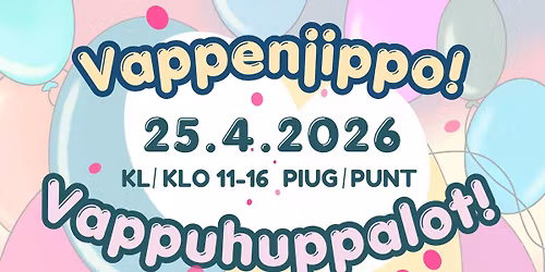 Vappenjippo - Vappuhuppalot 2026