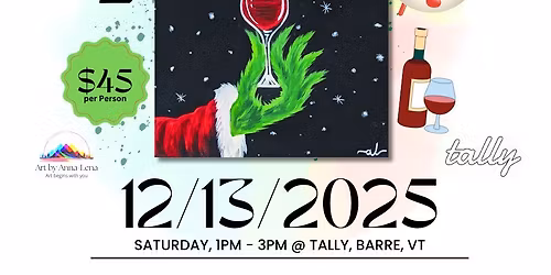 \ud83d\udc9a The Grinch \u2013 Paint & Sip