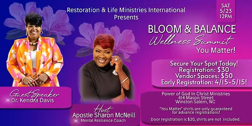 Bloom & Balance Wellness Summit
