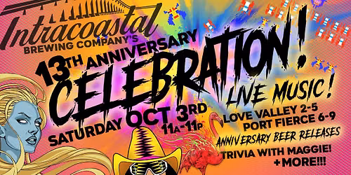 13 Years of Great Beers at Intracoastal Brewing!