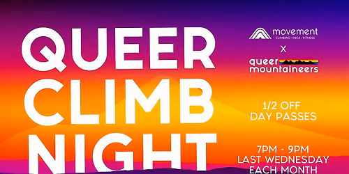 Queer Climb Night - Movement Portland