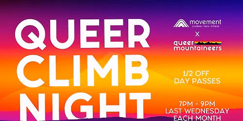 Queer Climb Night - Movement Portland