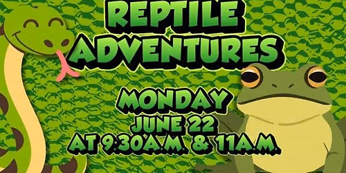 (Ages 0-12) Want to learn and touch some exotic reptiles? Join us for a morning of curiosity, educat