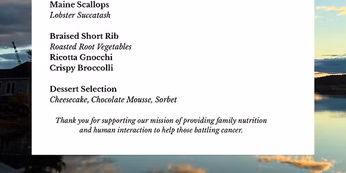 Maine Concierge Dinner with a Purpose