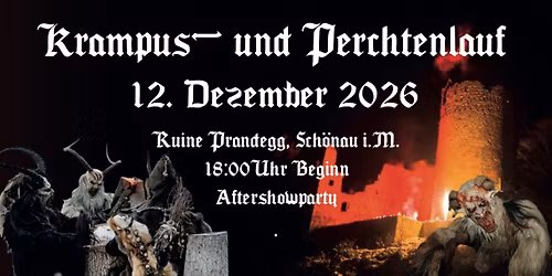 Krampus- & Perchtenlauf Burgruine Prandegg