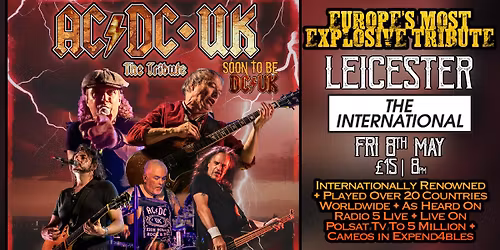AC\/DC UK | LEICESTER \ud83c\udff4\udb40\udc67\udb40\udc62\udb40\udc65\udb40\udc6e\udb40\udc67\udb40\udc7f The International