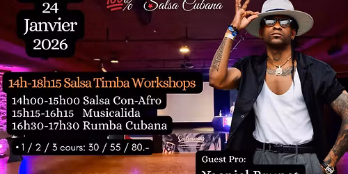 Fantastique Yosniel workshop et soir\u00e9e Salsa au Casino de Montbenon avec Salsamas