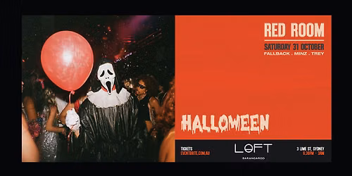 LOFT - Red Room Halloween - Sat 31st October