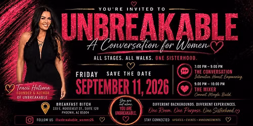 Unbreakable: A conversation for Women
