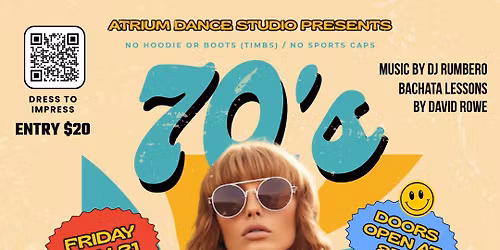 Get Ready to Groove \u2014 It\u2019s 70\u2019s Latin Night at Atrium Dance Studio! \u2728\ud83e\udea9