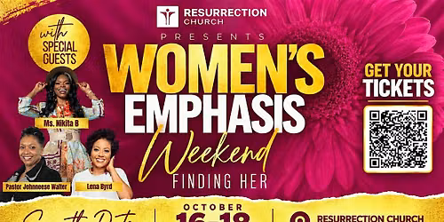 Women\u2019s Emphasis Weekend 2026: Finding Her