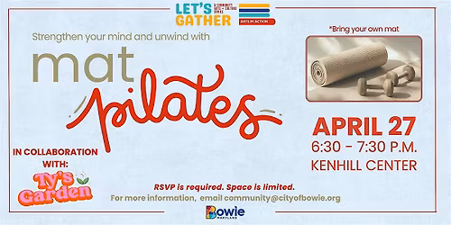 Mat Pilates - City of Bowie