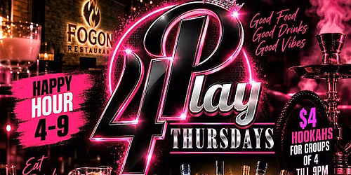 4Play Thursdays at Fogon Restaurant