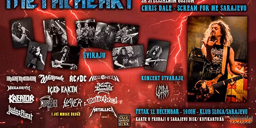 METAL HEART feat. Chris Dale \/\/ Scream for me Sarajevo