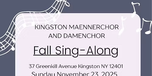 Fall Sing-Along
