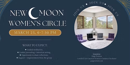 Boulder New Moon Women's Circle \u2728