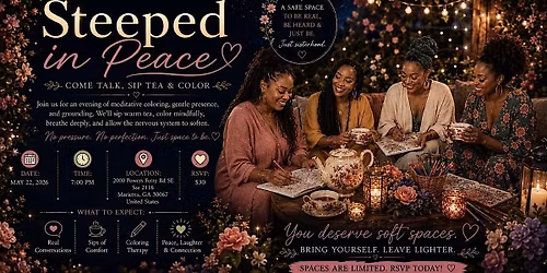 Steeped in Peace: Women\u2019s Edition