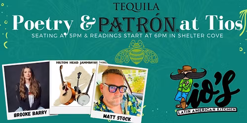 \u2728 Poetry & Patr\u00f3n at Tio\u2019s \u2013 Shelter Cove \u2728