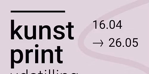 Udstilling- Torsdag aften \u00e5bent -kunstprint