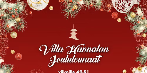 Villa Hannalan Joululounaat