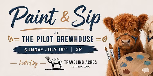 Paint & Sip with Highland Cows!
