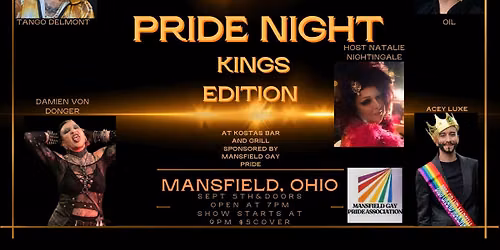 Pride Drag Show at Pride Night (Ages 21+\/$5 Cash Only Cover)