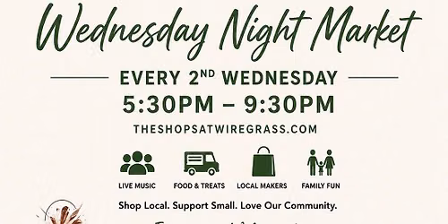 Wednesday Night Market at The Shops at Wiregrass