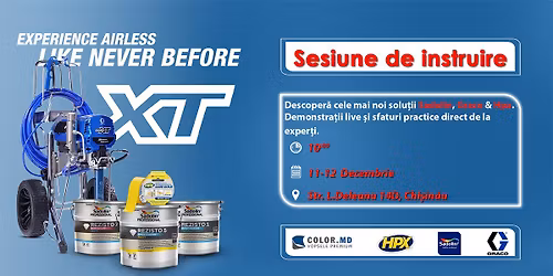 SEMINAR PENTRU ME\u0218TERI (Sadolin \u2022 Graco \u2022 HPX)