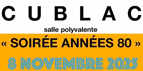 Soir\u00e9e Ann\u00e9es 80