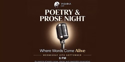 Yasmina Nights \u2013 Poetry, Stories & Coffee