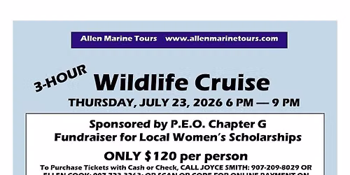 3-HOUR WILDLIFE CRUISE