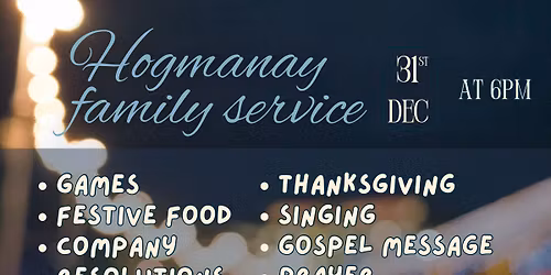 Hogmanay Family Service