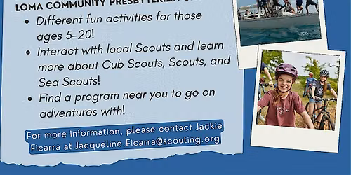 Scouting Community Fair - Adventure Starts Here!