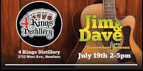 Jim & Dave (from Somewhere Between) - Live at 4 Kings Distillery