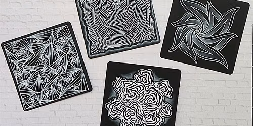 Zentangle Basics: Monotangles in White