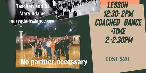 West Coast Swing FUN Basics and Beyond 