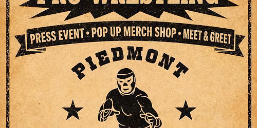 Piedmont Wrestling Club Pop Up Shop