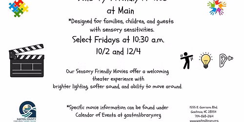 Sensory-Friendly Movies@Main