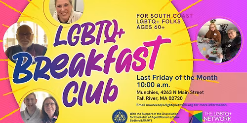 South Coast LGBTQ+ Breakfast Club (Ages 60+) at Munchie's